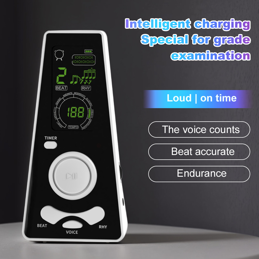 Metronome Digital - Elektronische metronoom Volume en beatsnelheid instelbaar
