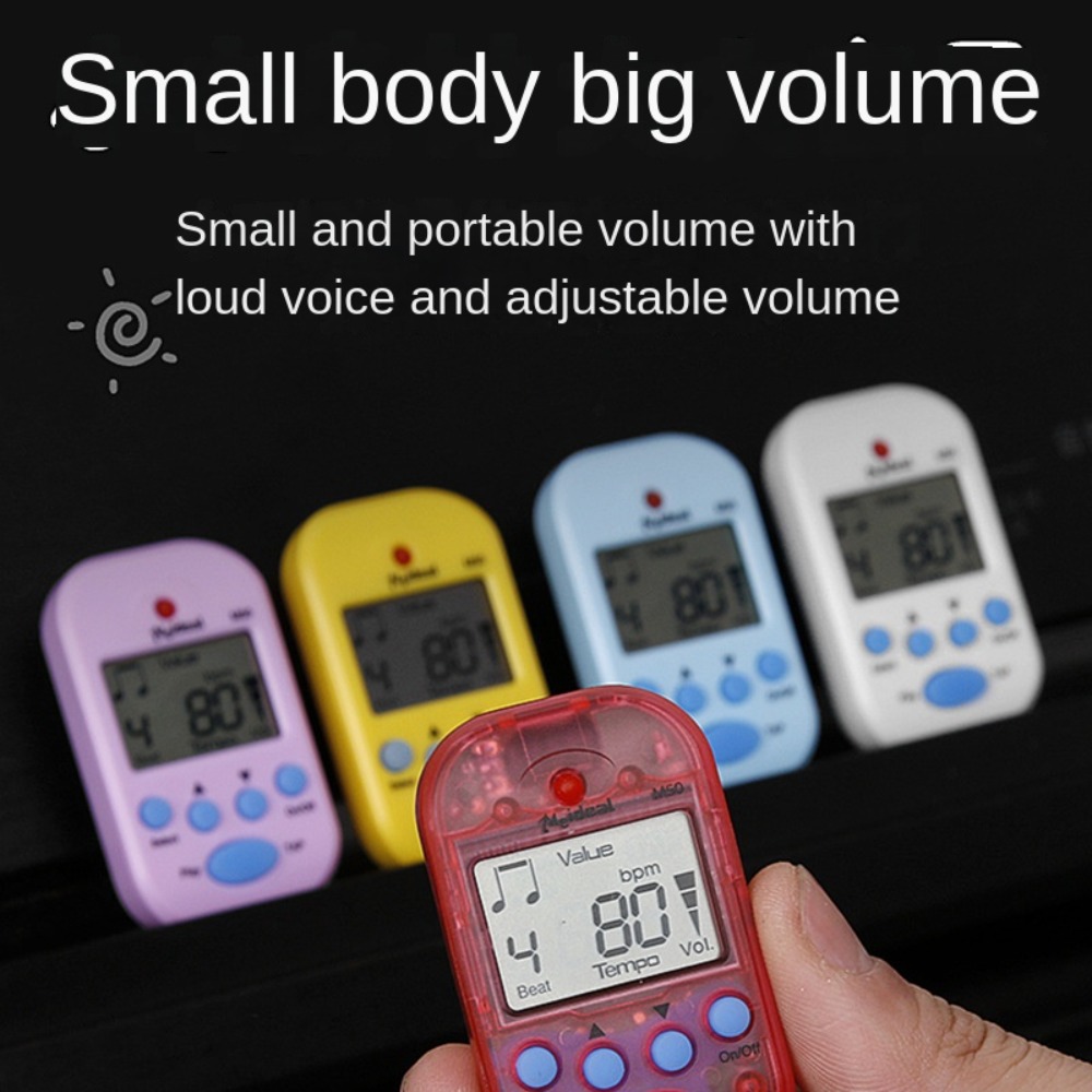 Metronome Digital - LCD Mini Metronoom Professionele Dual-channel Clip-on