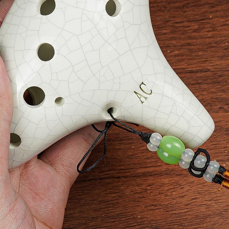 Ocarina Ceramic - M5TC Professioneel 12-gaats keramische Ocarina breed