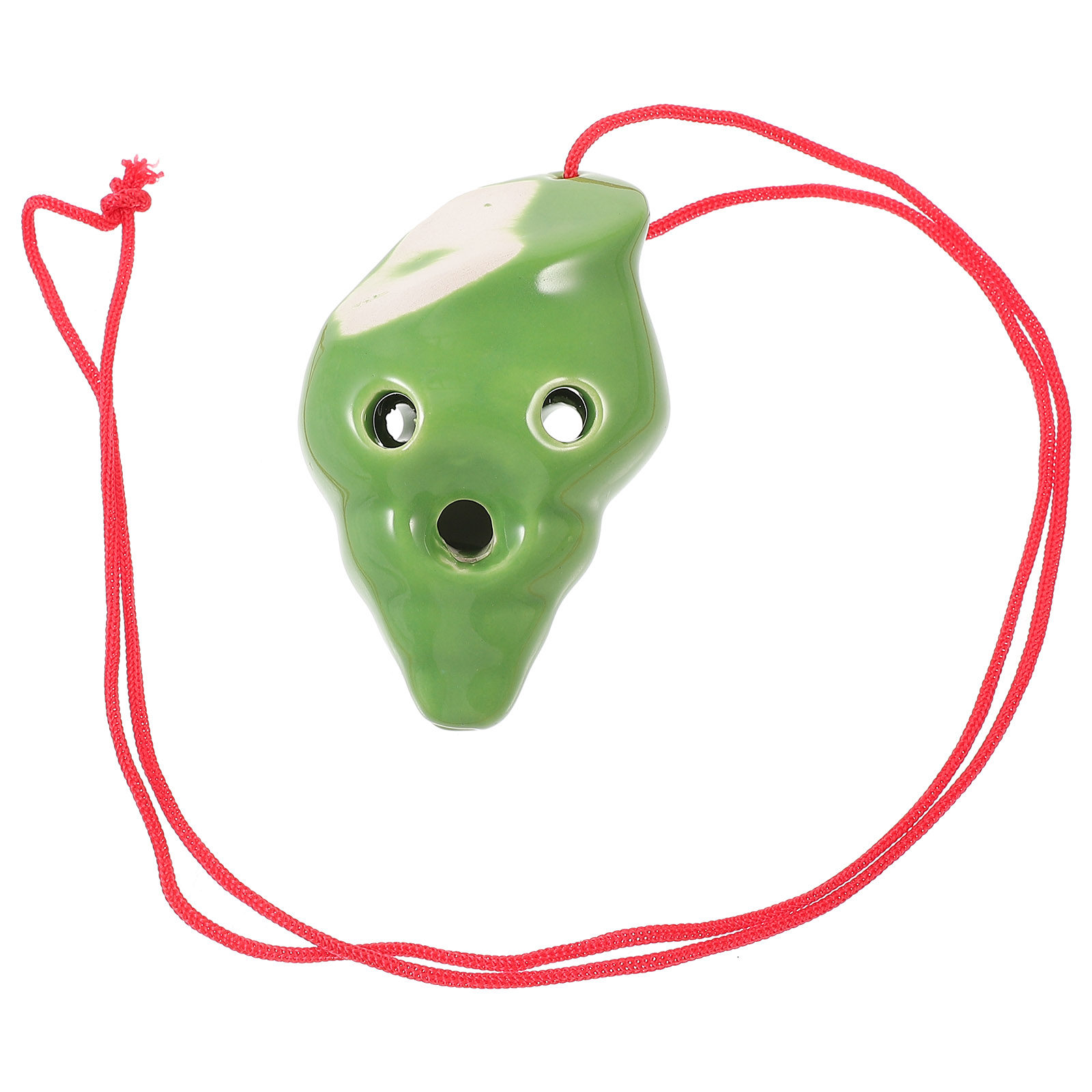 Ocarina Ceramic - Beginnersocarina met 6 gaten, keramisch conch-design,