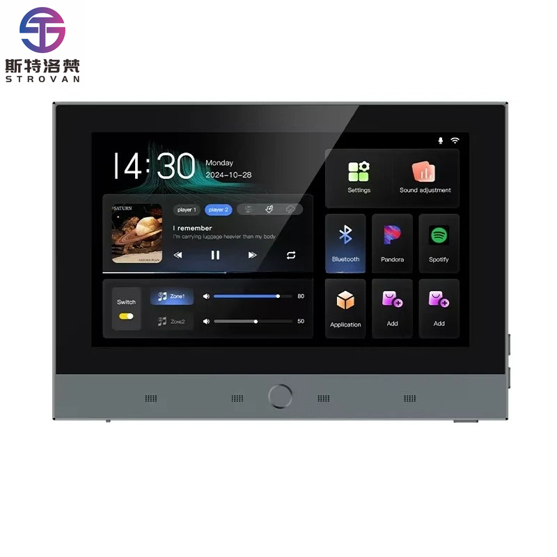 Audio Music Background Free - Touchscreen afstandsbediening Draadloos WiFi Wandmontage Home