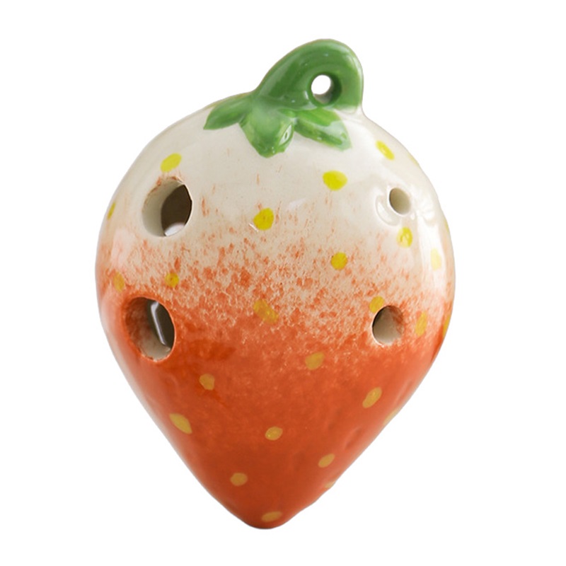 Ocarina Ceramic - 6-gaats Ocarina C-sleutel Orff-instrument Kinderen Muziek