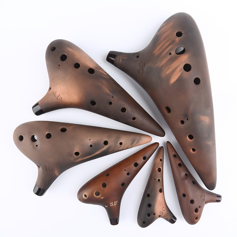 Ocarina Ceramic - Paarse Klei Keramische Ocarina AC/SF/SG/SC/AF/AG/BC Tonen