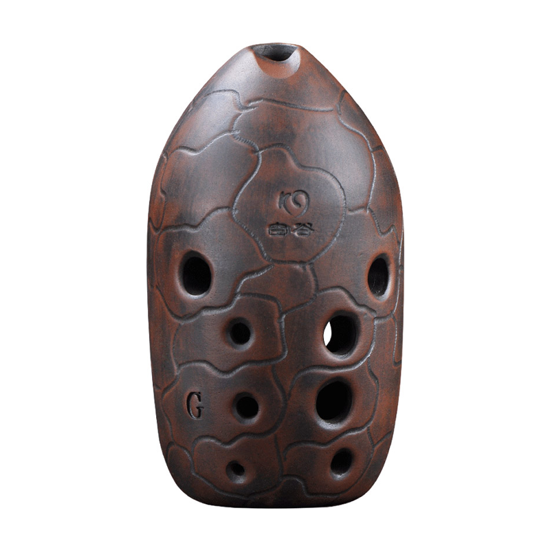 Ocarina Ceramic - 10 Gaten Aardewerk Xun F Toon