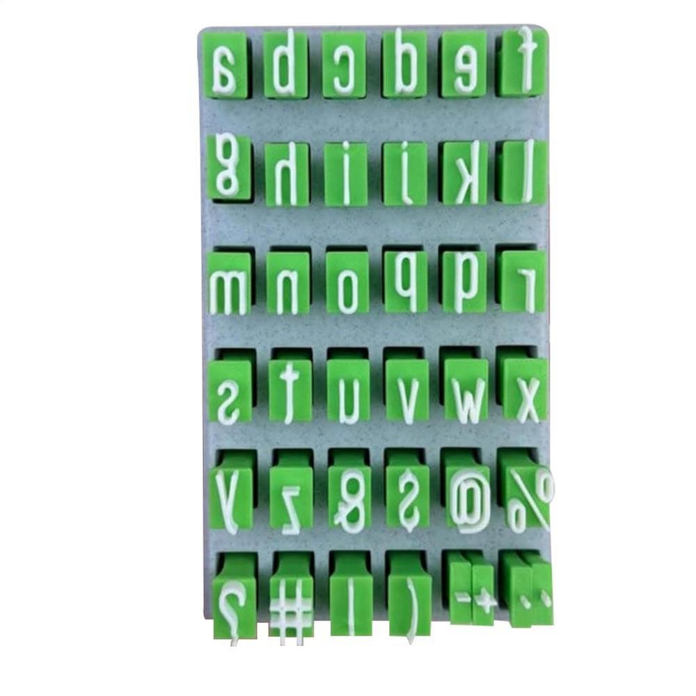 Ocarina Ceramic - Hoofdletters Alfabet Klei Zegel Embossing Kleine