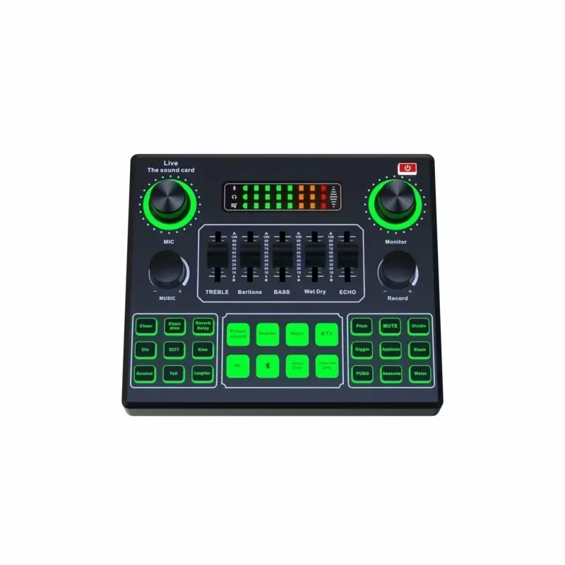 Audio And Music Mixer - V9SJ Externe Audio Mixer Live Geluidskaart
