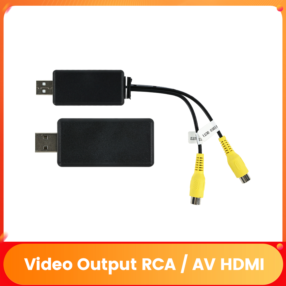 Audio Music Converter - USB naar CVBS RCA video-uitgang adapterbox