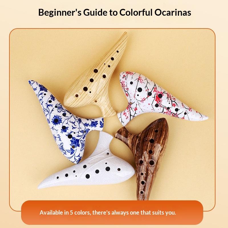 NIEUW 12-gaats Ocarina-instrum - Ocarina Ceramic recensie en prijs