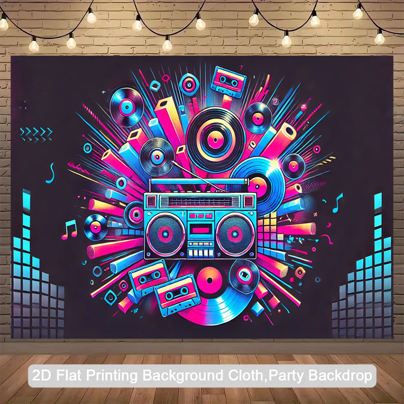 2D plat ontwerp, verpakking in - Audio Music Background Free recensie en prijs
