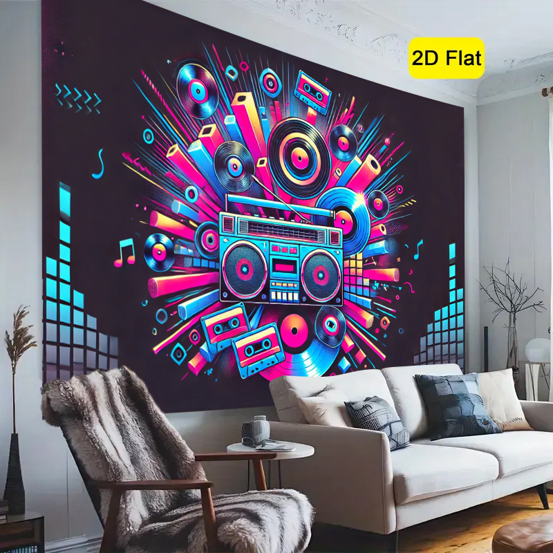 2D plat ontwerp, verpakking in - Audio Music Background Free recensie en prijs