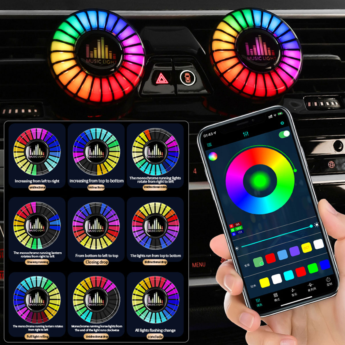 Auto Muziek Ritme Lamp Auto Lu - Audio Music Light recensie en prijs