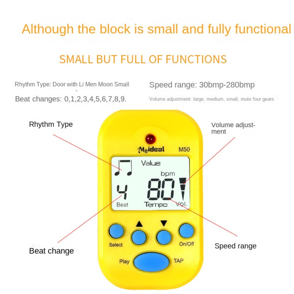 LCD Mini Metronoom Professione - Metronome Digital recensie en prijs