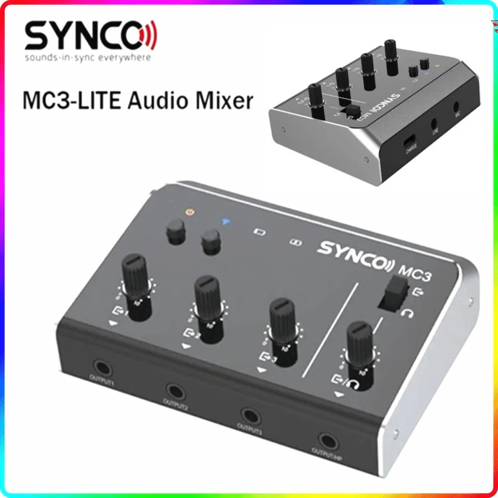 Synco MC3 Lite Audio Mixer 4-k - Audio And Music Mixer recensie en prijs