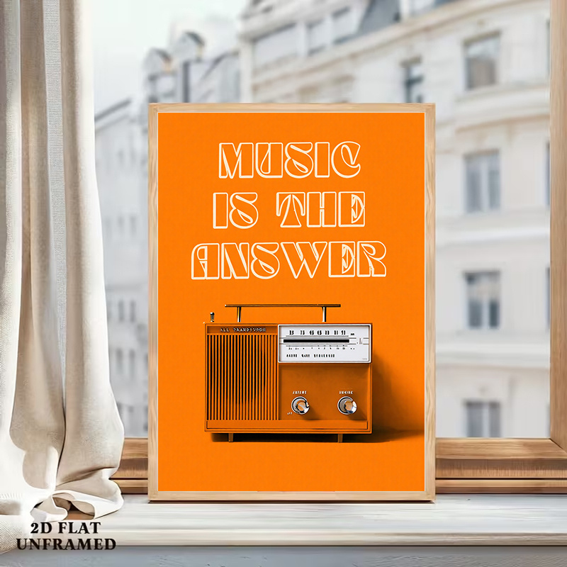 Vintage Radio Wandkunst Lijstv - Audio Music Background Free recensie en prijs