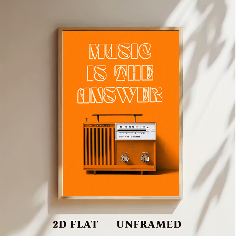 Vintage Radio Wandkunst Lijstv - Audio Music Background Free recensie en prijs