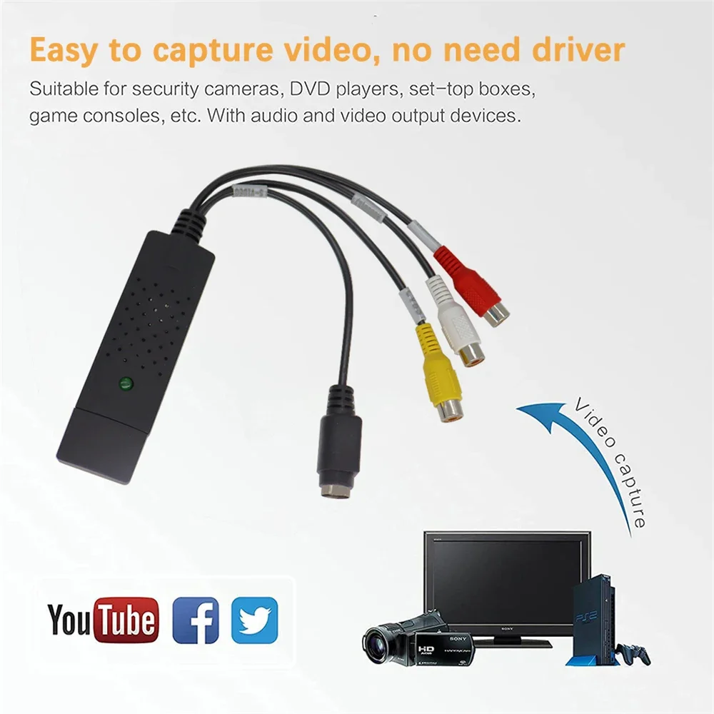USB2.0 Audio Video Capture Car - Audio Music Converter recensie en prijs