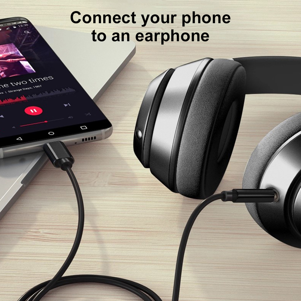 Type-C naar 3,5 mm AUX-audioka - Audio Music Effect recensie en prijs