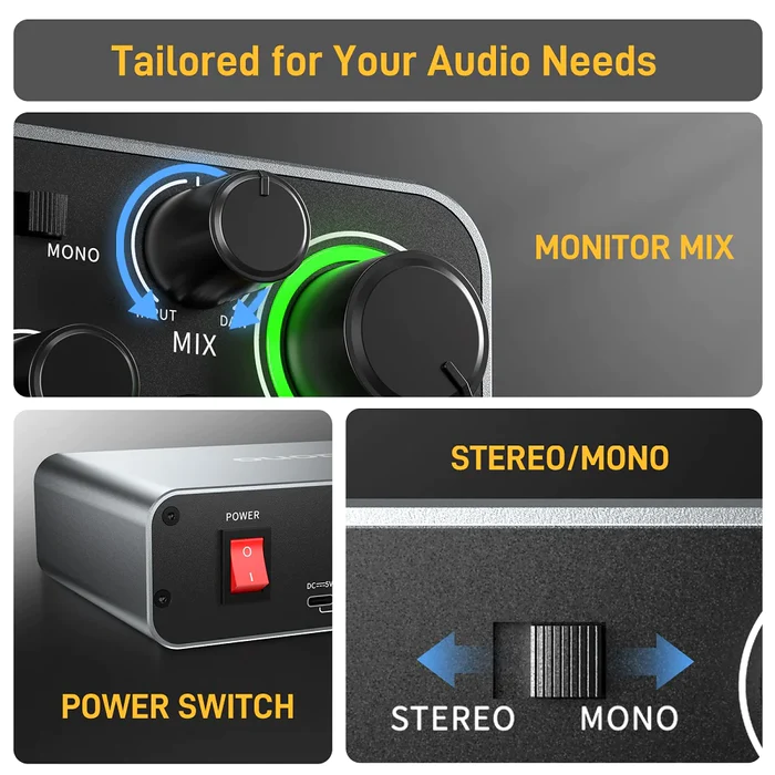 MAONO PS22 Professionele Audio - Audio And Music Mixer recensie en prijs