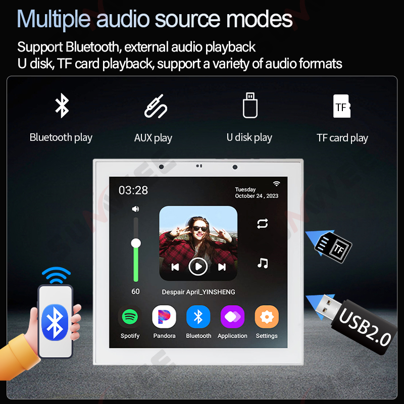 Home WIFI Smart Audio Wandvers - Audio Music Background Free recensie en prijs