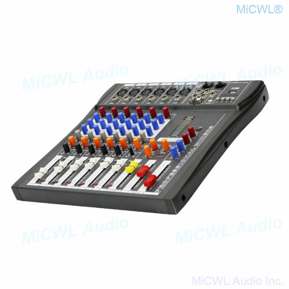 Audiomixer MiCWL 6-kanaals Blu - Audio And Music Mixer recensie en prijs