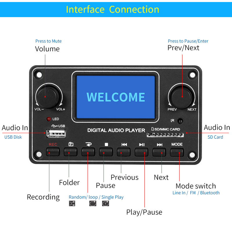 UNISIAN LCD Speler Module MP3  - Metronome Digital recensie en prijs