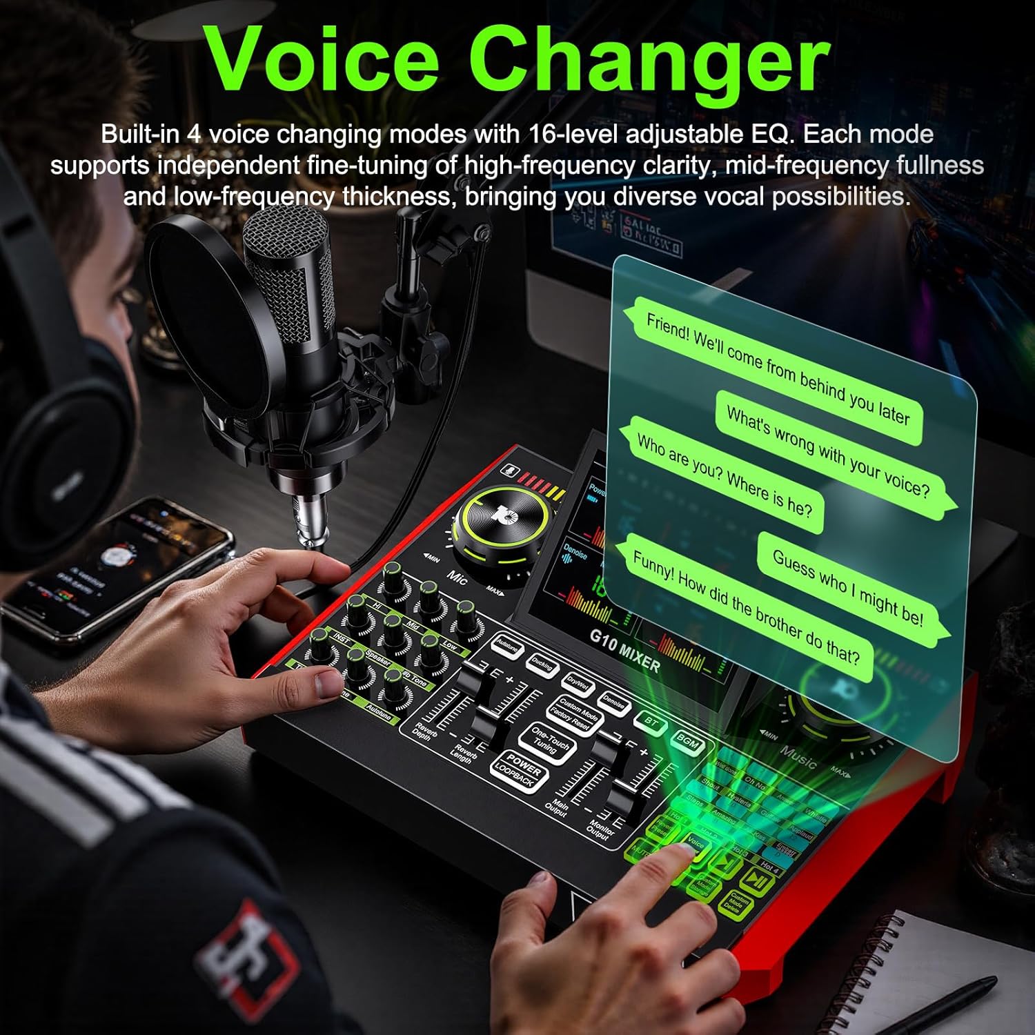 Tenlamp G10 Live streaming aud - Audio And Music Mixer recensie en prijs