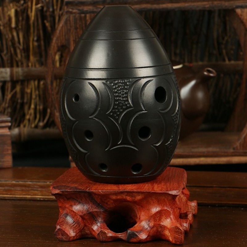8-gaten Ocarina Zwart Draagbar - Ocarina Ceramic recensie en prijs