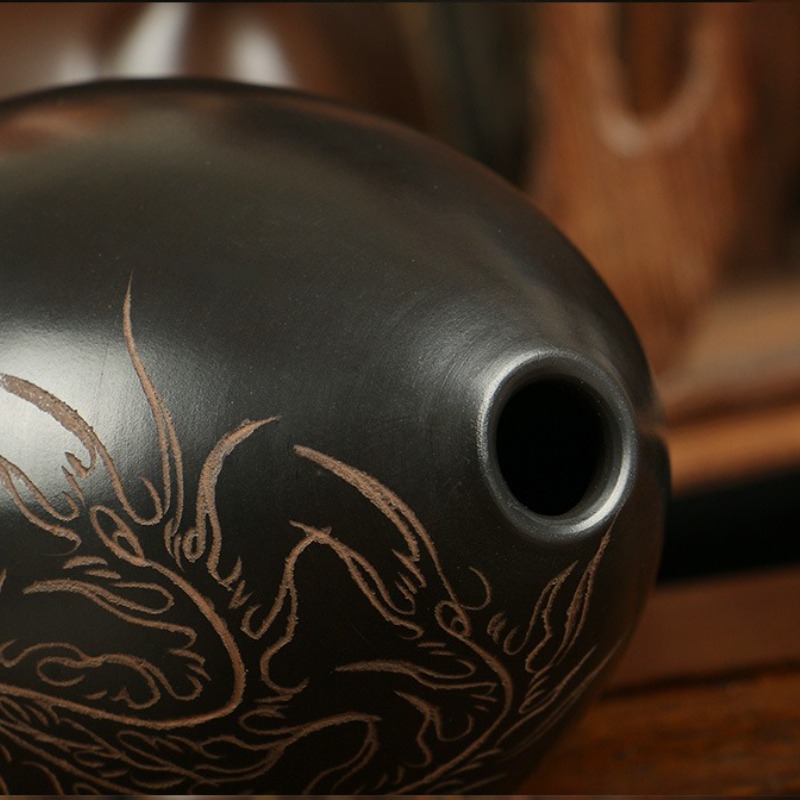 8-gaten Ocarina Zwart Draagbar - Ocarina Ceramic recensie en prijs