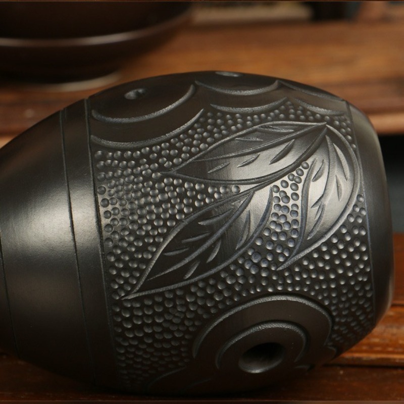 8-gaten Ocarina Zwart Draagbar - Ocarina Ceramic recensie en prijs