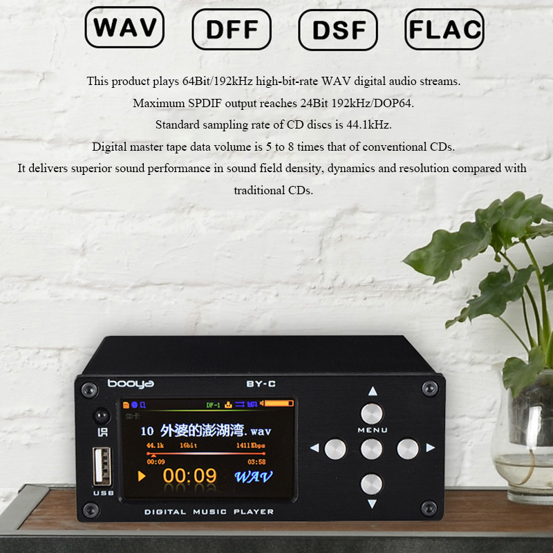 BY-C1 Lossless digitale audios - Audio Music Free Mp3 recensie en prijs